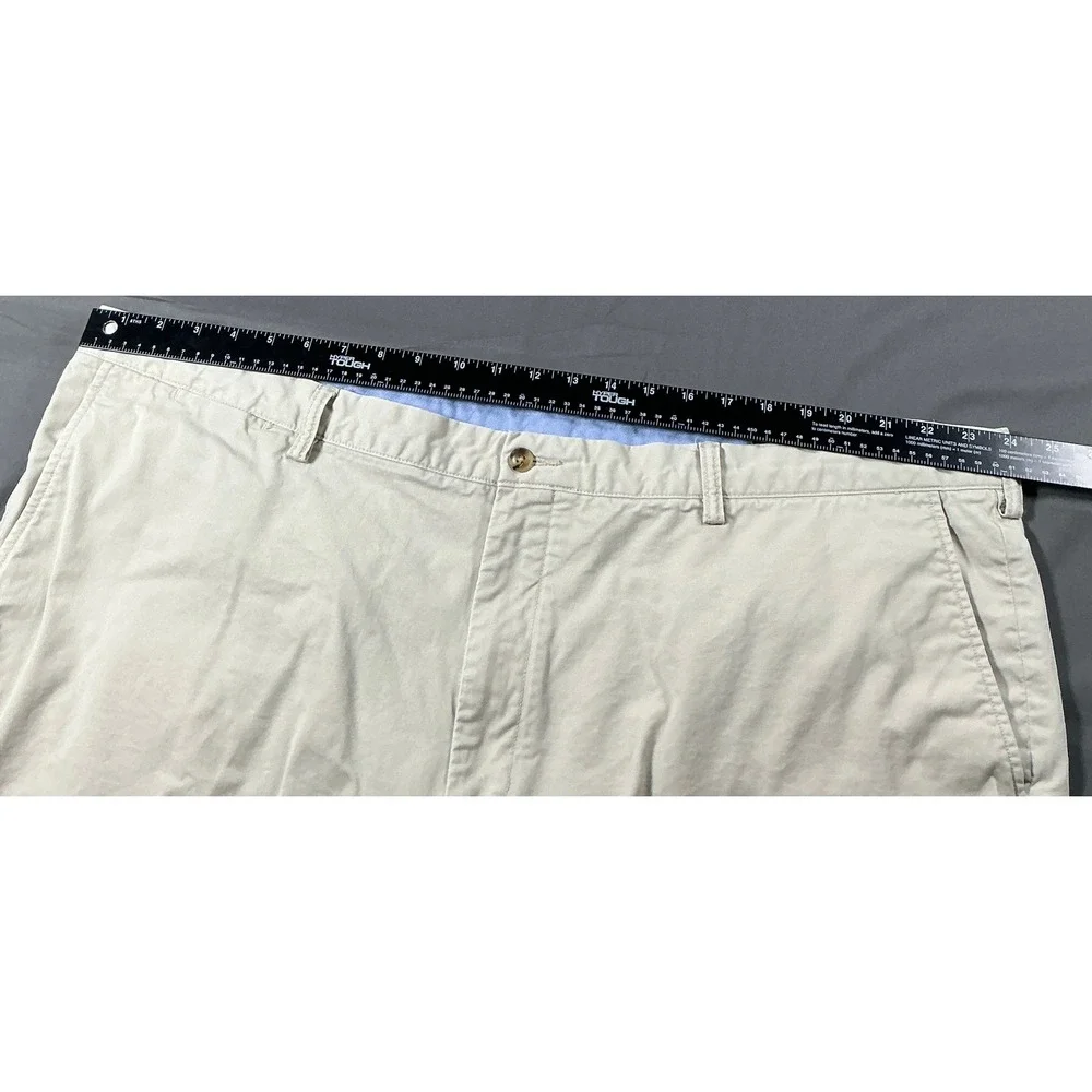 Polo Ralph Lauren Mens 48 Big Khaki Tan Stretch Classic Chino Shorts 9.5 Inseam
